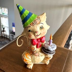 Jim Shore Mini Birthday Cat